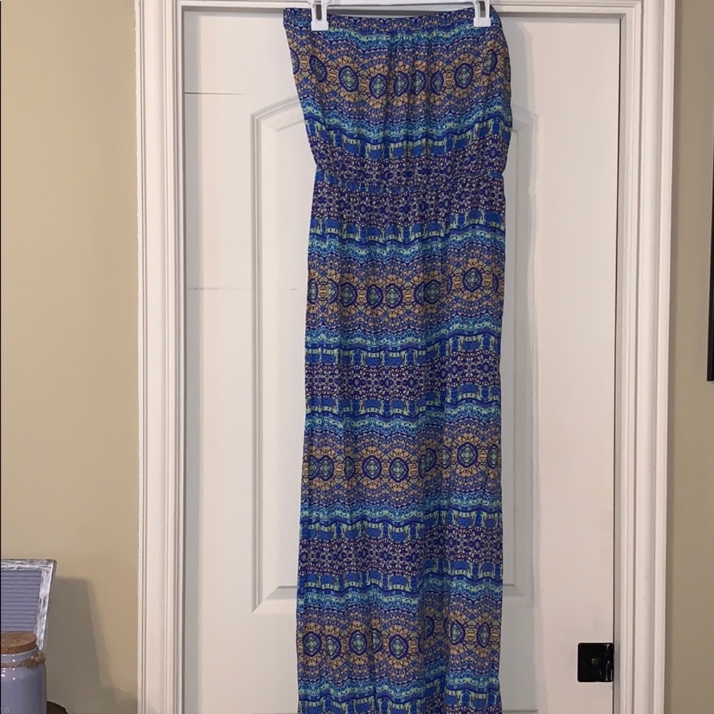 Forever 21 Strapless Maxi Dress